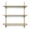 Ferm Living Sector Hylde Triple Bred Eg/Messing