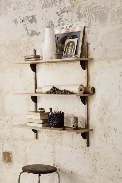 Ferm Living Sector Hylde Single Bred Eg/Messing