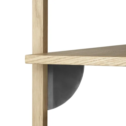 Ferm Living Sector Hylde Triple Smal Eg/Sort Messing
