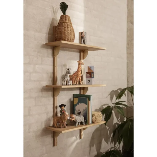 Ferm Living Sector Hylde Triple Smal Eg/Sort Messing