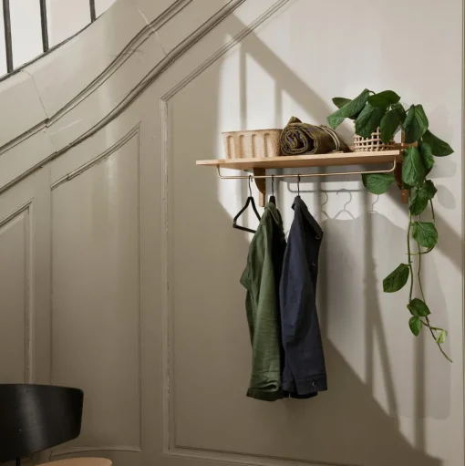 Ferm Living Sector Hylde Single Bred Sort Ask/SortMessing