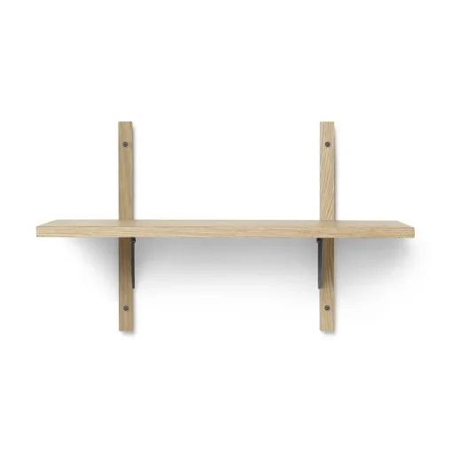 Ferm Living Sector Hylde Single Smal Eg/Sort Messing