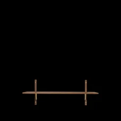 Ferm Living Sector Single/Wide Hylde Røget Eg/Messing