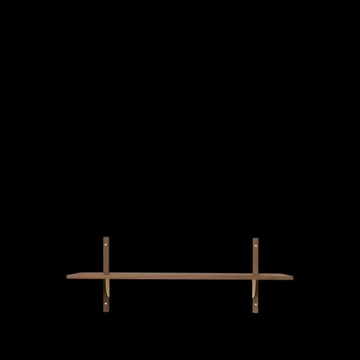 Ferm Living Sector Single/Wide Hylde Røget Eg/Messing