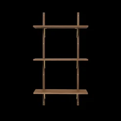 Ferm Living Sector Tripple/Narrow Hylde Røget Eg/Messing