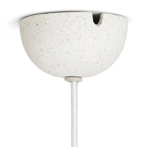 Ferm Living Speckle Pendel Stor Råhvid