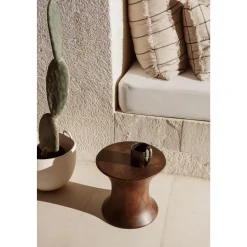 Ferm Living Spin Skammel Brun