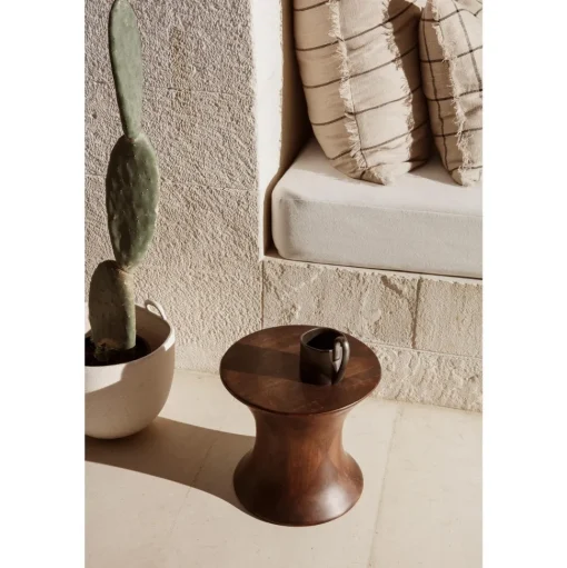 Ferm Living Spin Skammel Brun