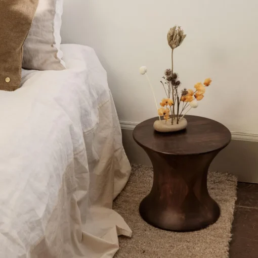 Ferm Living Spin Skammel Brun