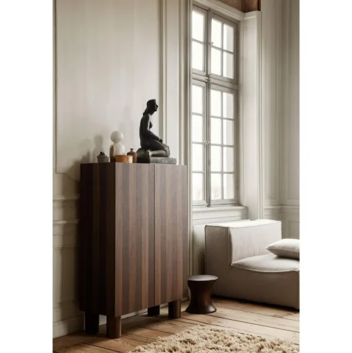 Ferm Living Spin Skammel Brun