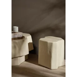Ferm Living Staffa Skammel Ivory