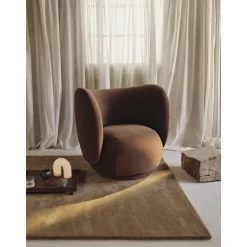 Ferm Living Stille Tufted Gulvtáppe 140x200 Toffee
