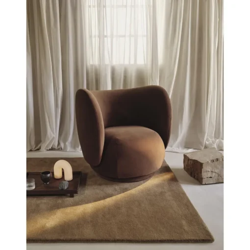 Ferm Living Stille Tufted Gulvtáppe 140x200 Toffee