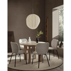 Ferm Living Stille Tufted GulvtáppeØ240 Ash Brown
