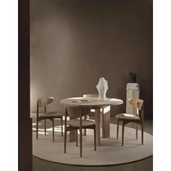 Ferm Living Stille Tufted GulvtáppeØ240 Ash Brown