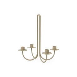 Ferm Living Sway Lysestage Cashmere