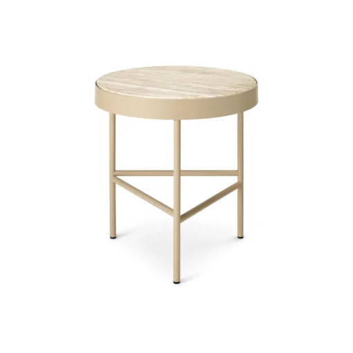 Ferm Living Travertine Sofabord Mellem Cashmere