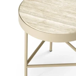 Ferm Living Travertine Sofabord Mellem Cashmere