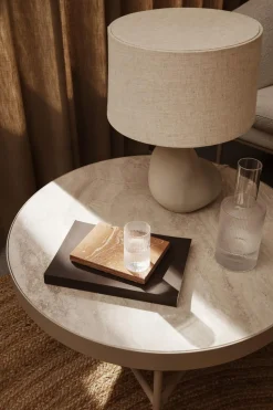 Ferm Living Travertine Sofabord Mellem Cashmere