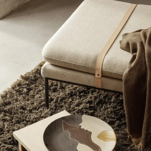 Ferm Living Turn Daybed Pasadena Sort Sand/Sort