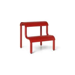 Ferm Living Up Step Skammel Poppy Red