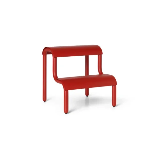 Ferm Living Up Step Skammel Poppy Red