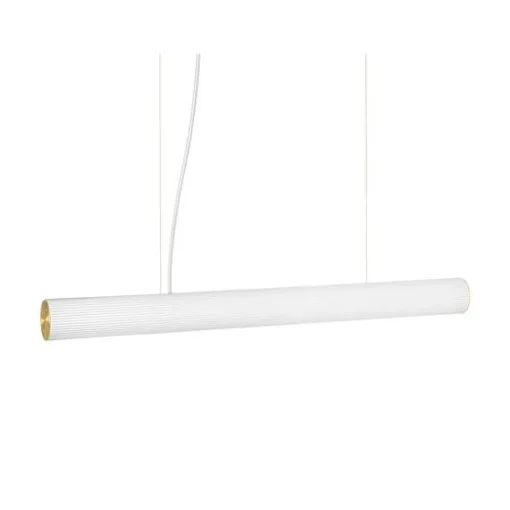 Ferm Living Vuelta Pendel 100 Hvid/ Messing