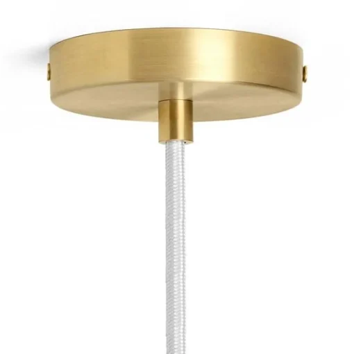 Ferm Living Vuelta Pendel 100 Hvid/ Messing