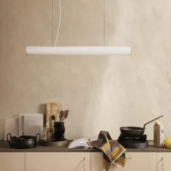 Ferm Living Vuelta Pendel 100 Hvid/ Messing