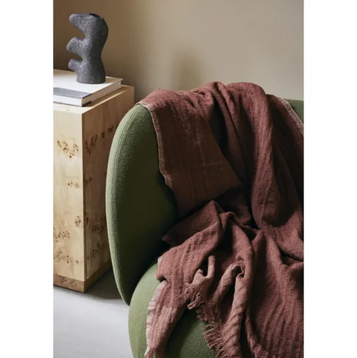 Ferm Living Weaver Táppe Red Brown
