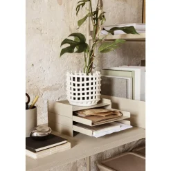 Ferm Living 2x2 Skrivebordsopbevaring Cashmere