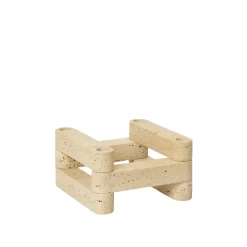 Ferm Living x Utzon Can Lis Newel Modular Lysestage Sát Travertin
