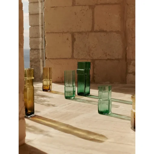 Ferm Living x Utzon Can Lis Muro Vase H38 Recycled Green