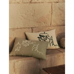 Ferm Living x Utzon Can Lis Vuelo Pudebtrák 40x60 Elm Green