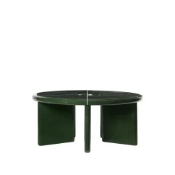 Ferm Living x Utzon Can Lis Deya SofabordØ80 Mørkegrøn