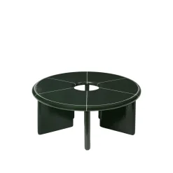 Ferm Living x Utzon Can Lis Deya SofabordØ80 Mørkegrøn