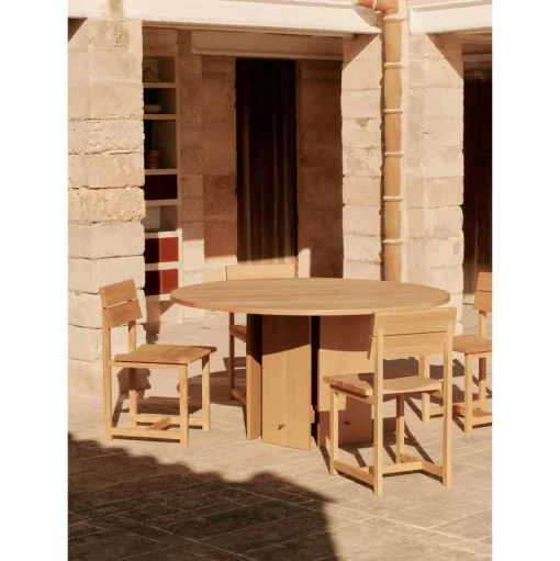 Ferm Living x Utzon Can Lis Aukko SpisebordØ140 Douglas Fir