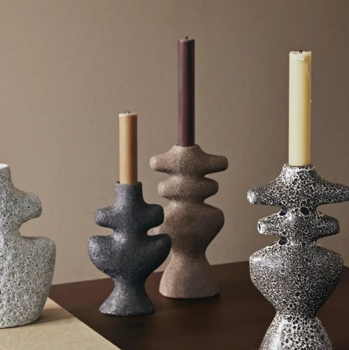 Ferm Living Yara Lysestage Lille Rustik Jern