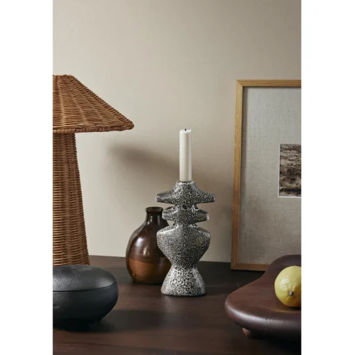 Ferm Living Yara Lysestage Stor Brown Spot