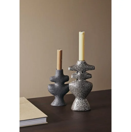 Ferm Living Yara Lysestage Stor Brown Spot