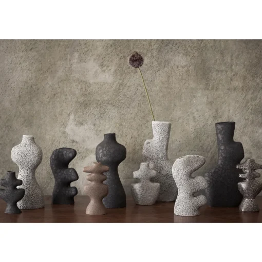 Ferm Living Yara Lysestage Stor Brown Spot