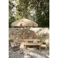 Ferm Living Yard Picnic Bag Taske Sand/Sort