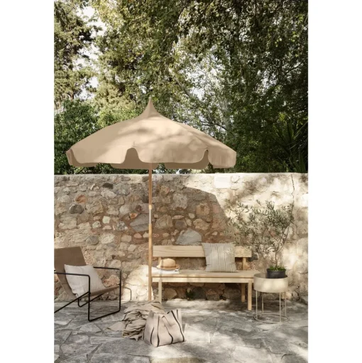 Ferm Living Yard Picnic Bag Taske Sand/Sort