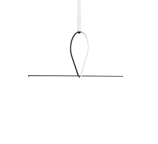 Flos Arrangements Drop Down & Line Pendel Konfiguration Sort/Hvid