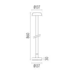 Flos Belvedere Clove 2 Udendørslampe Sort
