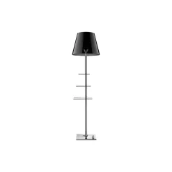 Flos Bibliotheque Gulvlampe Krom/Røgfarvet