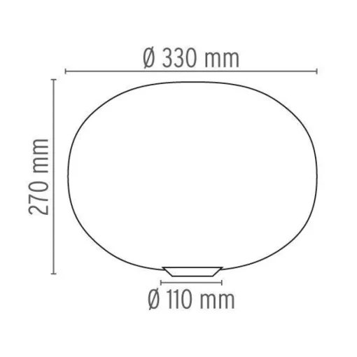 Flos Glo-Ball Basic 1 Bord/Gulvlampe