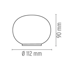 Flos Glo-Ball Mini T Bordlampe