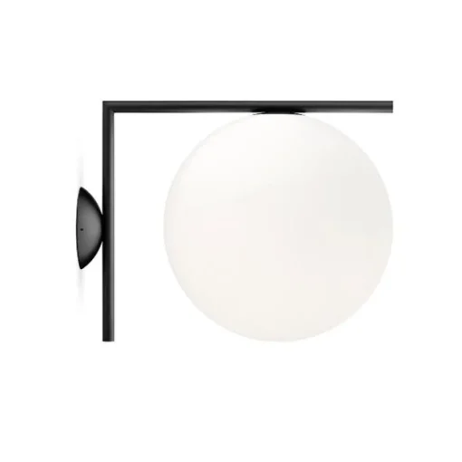 Flos IC C/W 1 Váglampe Mat Sort