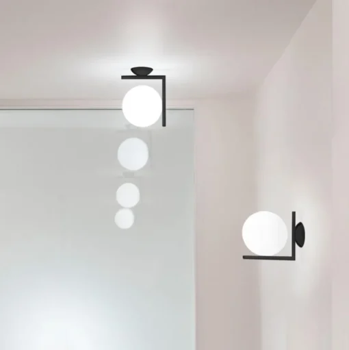 Flos IC C/W 1 Váglampe Messing